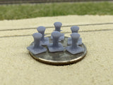 200t Mooring Bollard (8 Pack), N Scale