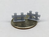 50 Ton H-Type Mooring Bollard (12 Pack), HO Scale