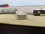 Ribbed Gondola 3 Cover Stack, N Scale